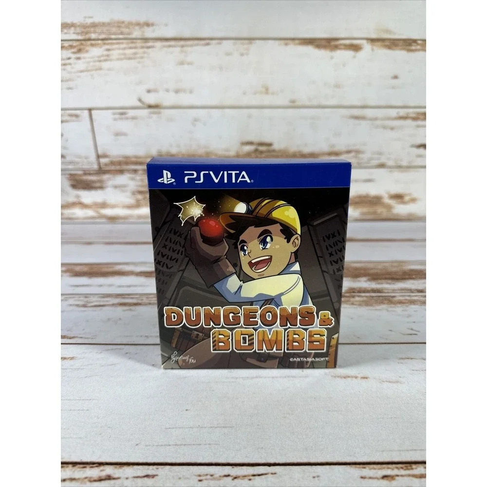 Dungeons & Bombs Collector's Box & Soundtrack CD PS Vita Limited Edition No Game